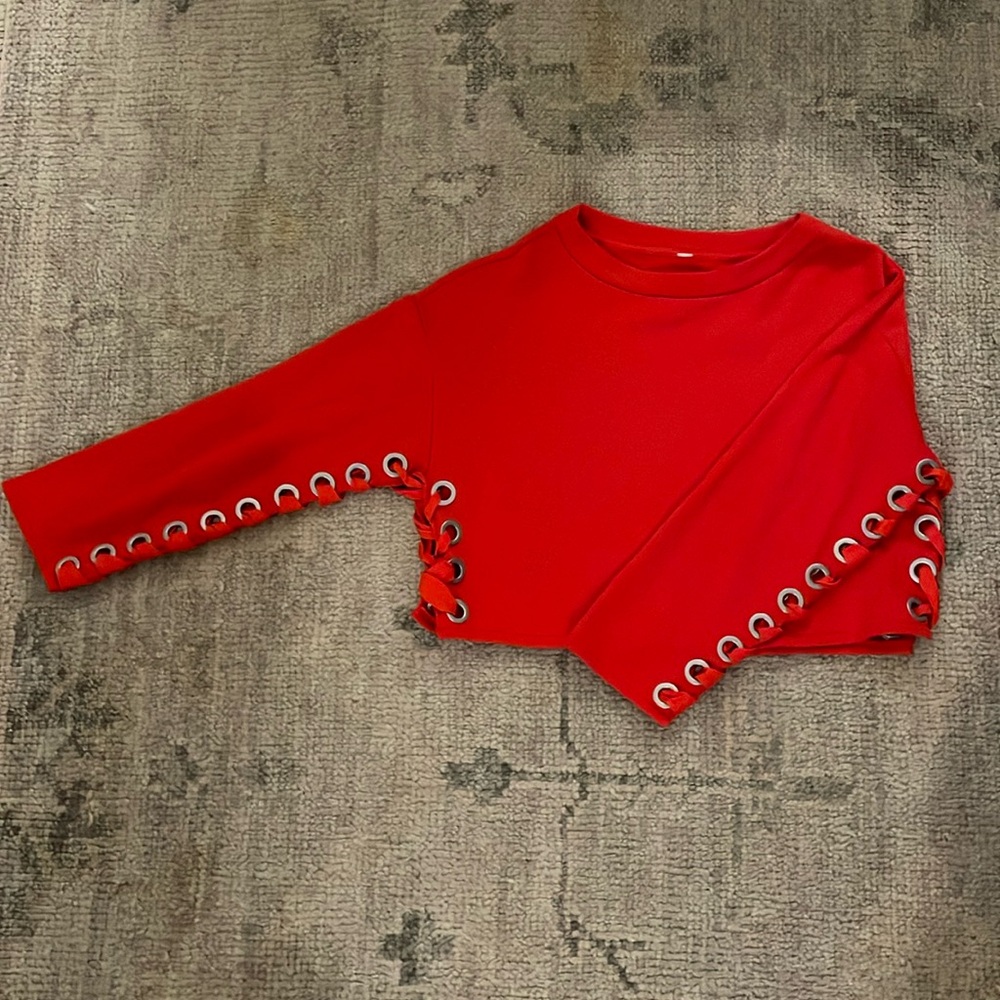 Alo Red sweatshirt size S